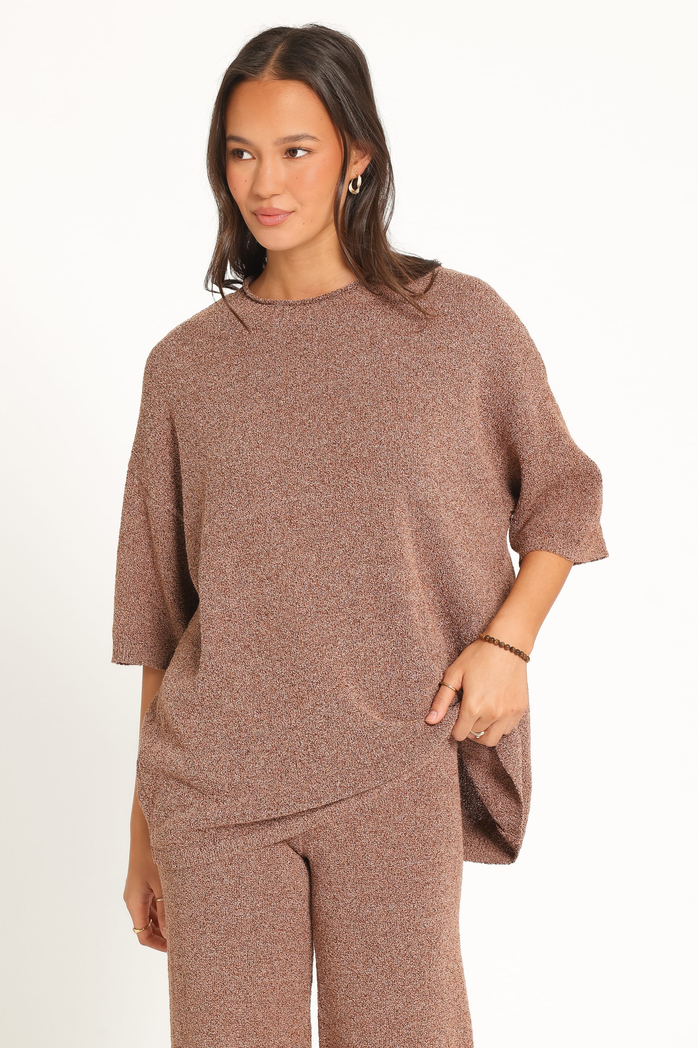 TOPS Ashby Knit Top - Espresso