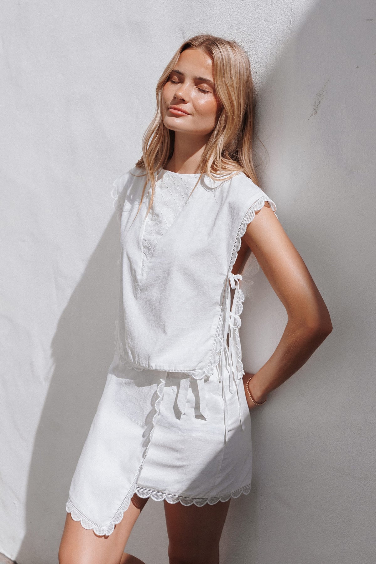TOPS Beckett Top - White