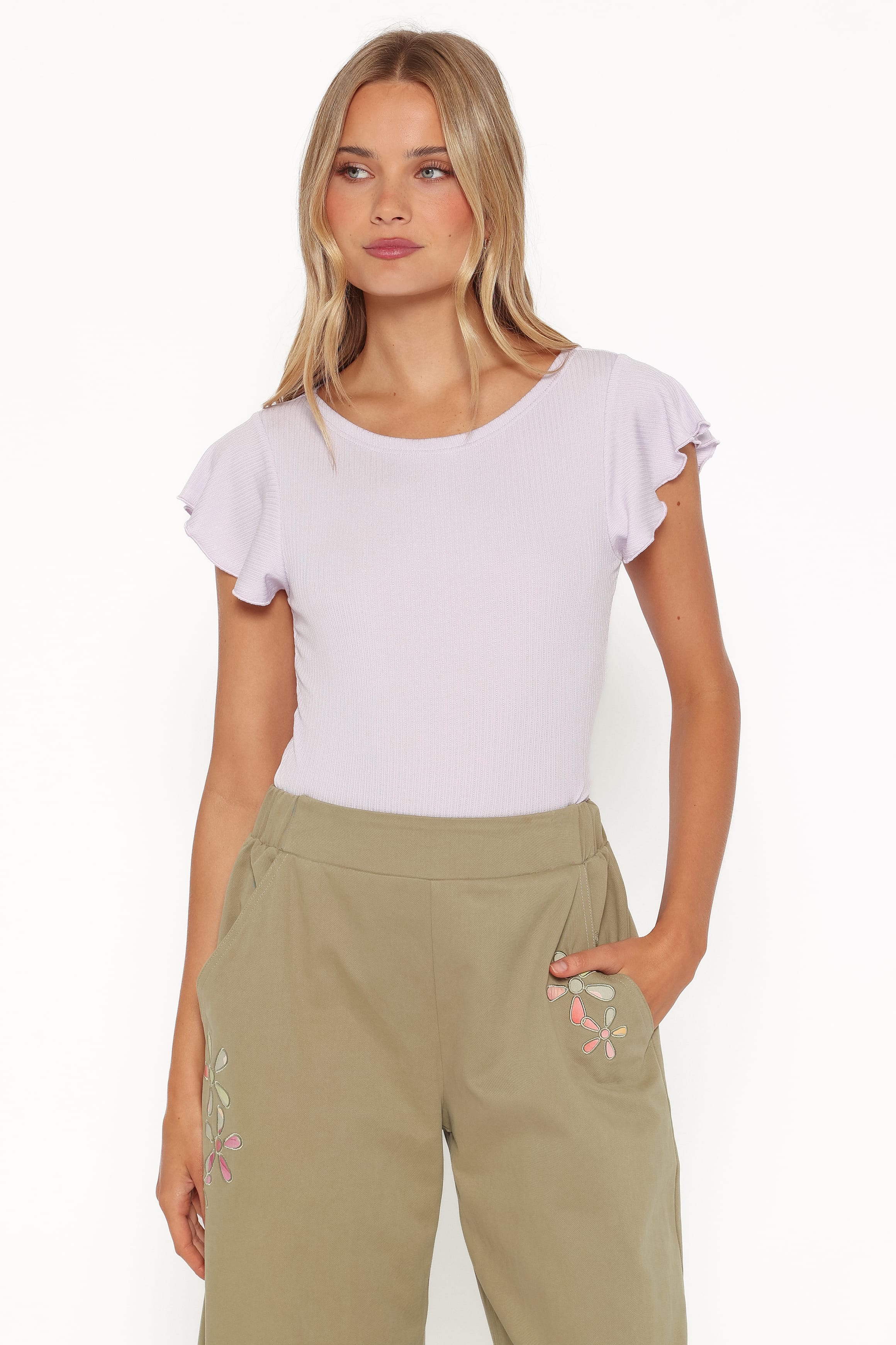 TOPS Betsy Tee - Lilac