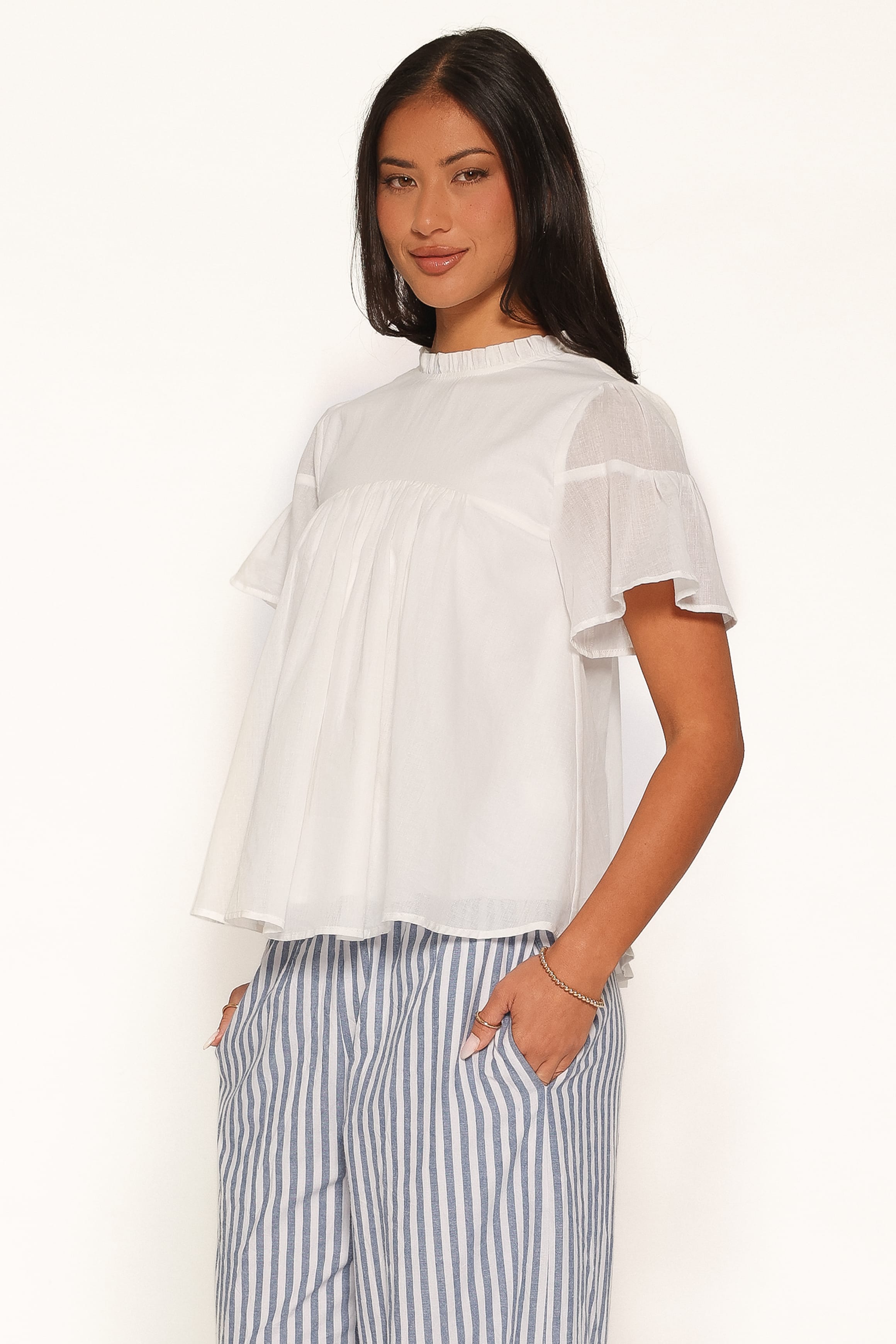 TOPS Charlston Top - White