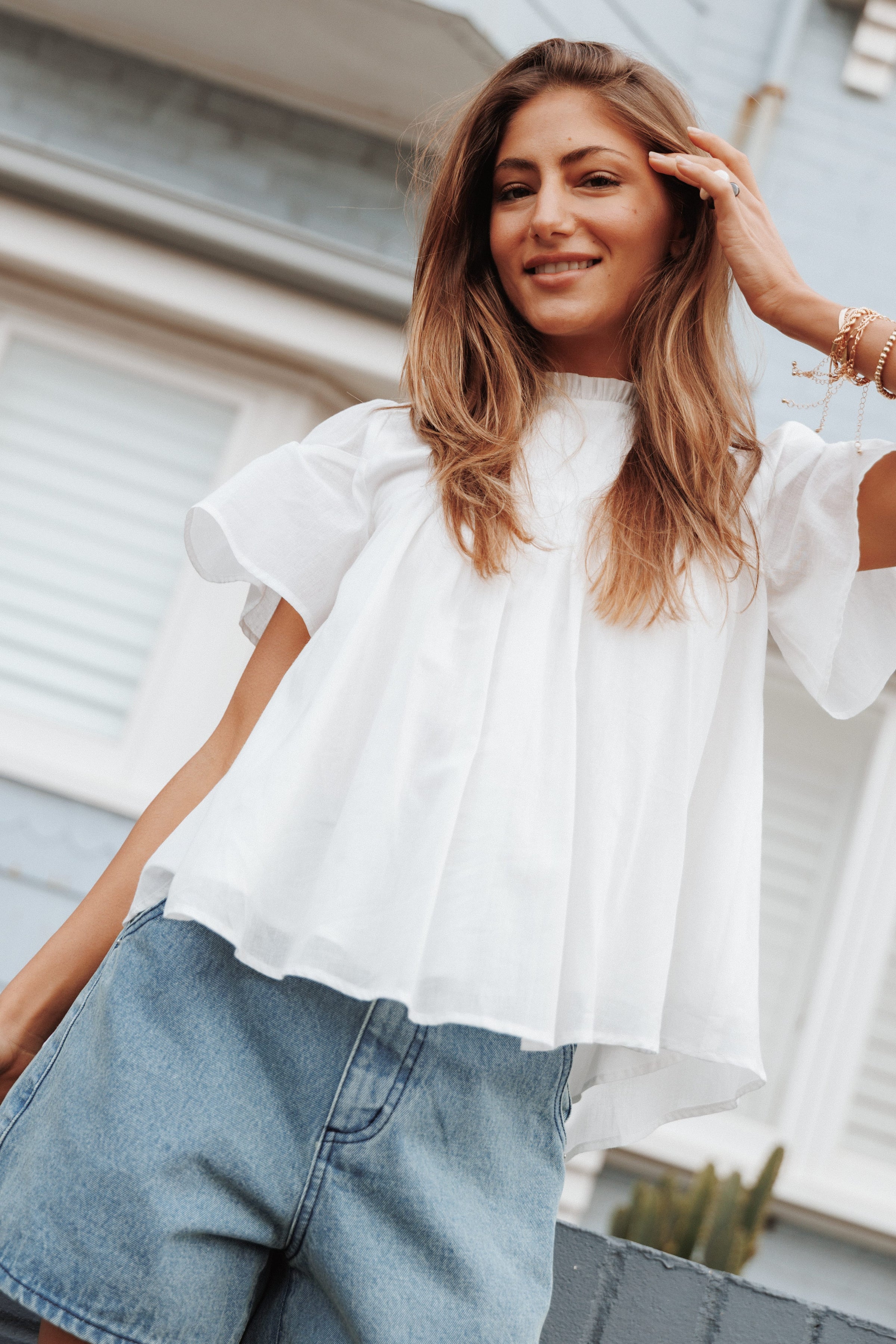 TOPS Charlston Top - White