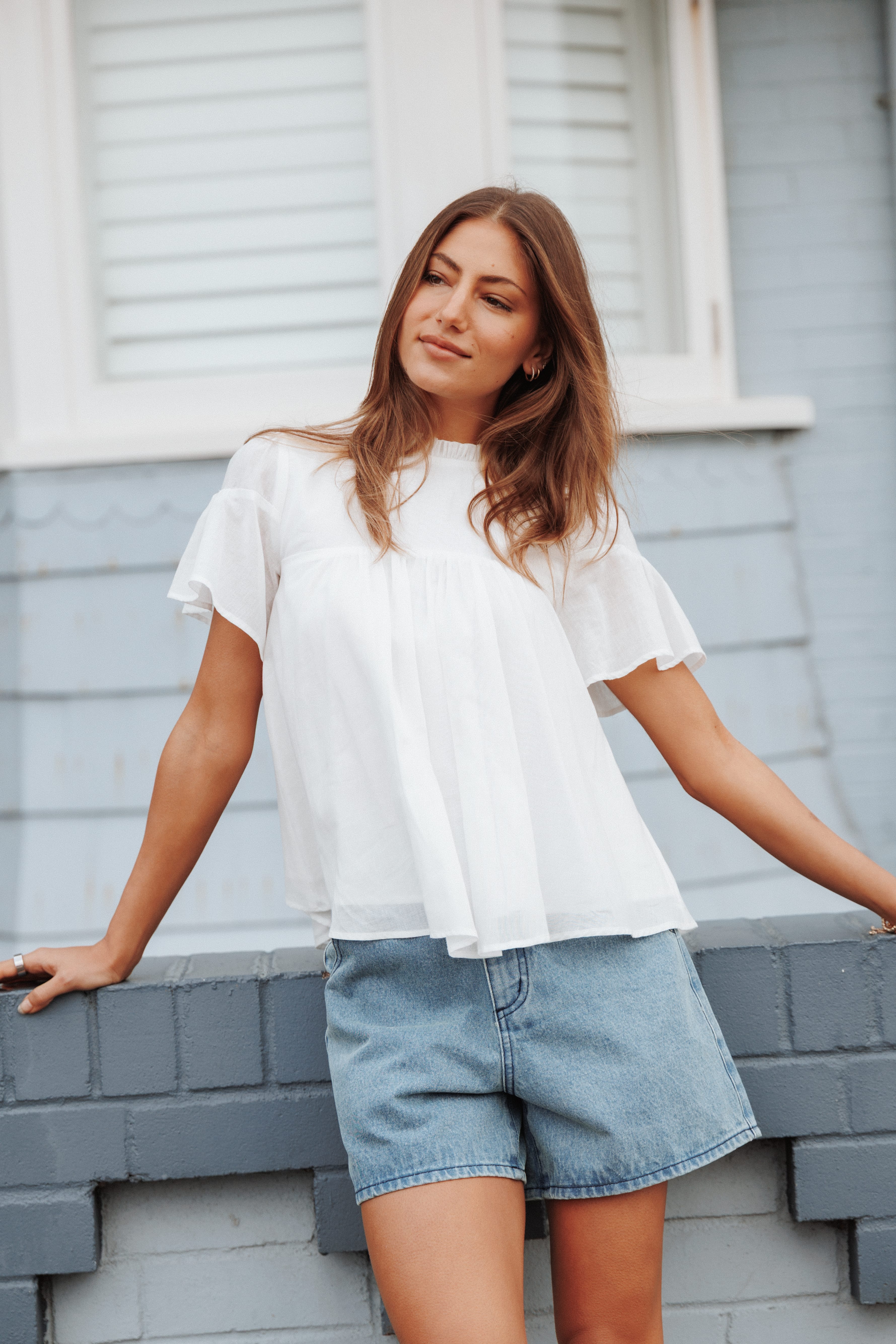 TOPS Charlston Top - White