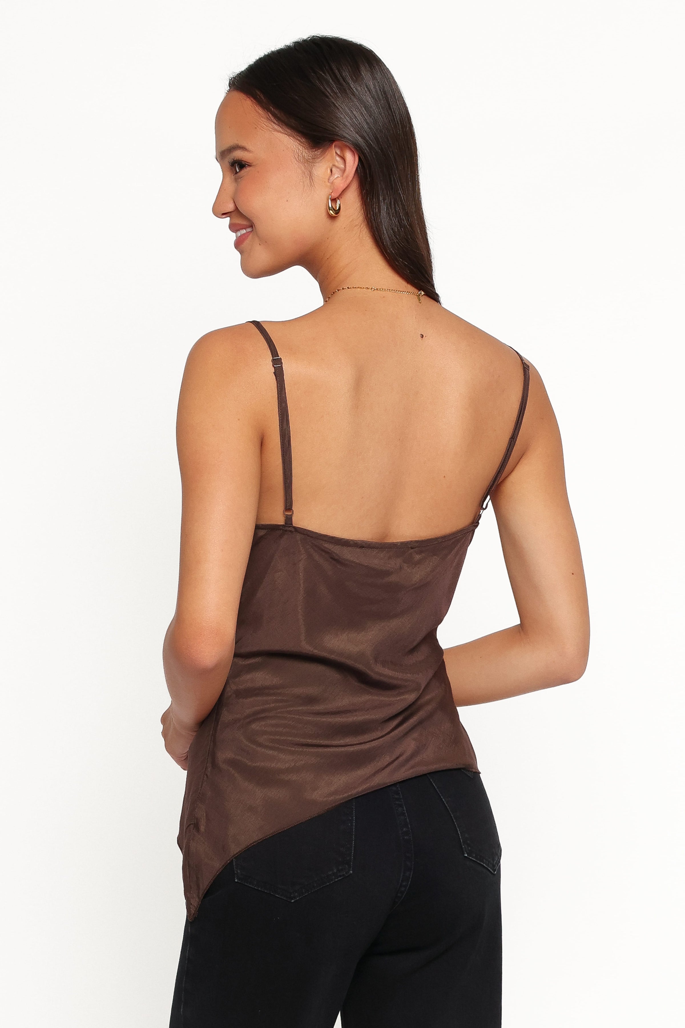 TOPS Devon Top - Chocolate Brown