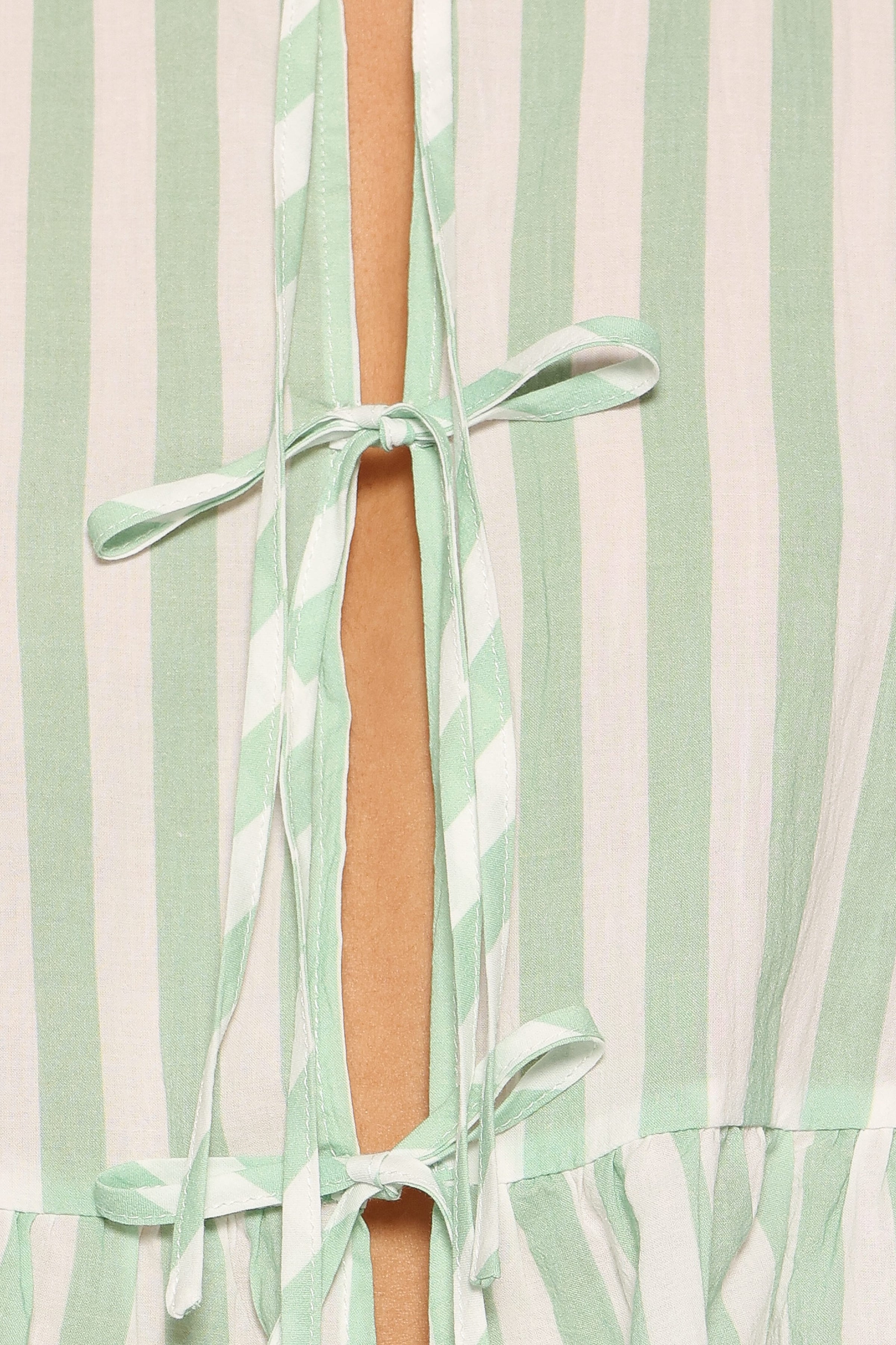 TOPS Doris Top - Green Stripe