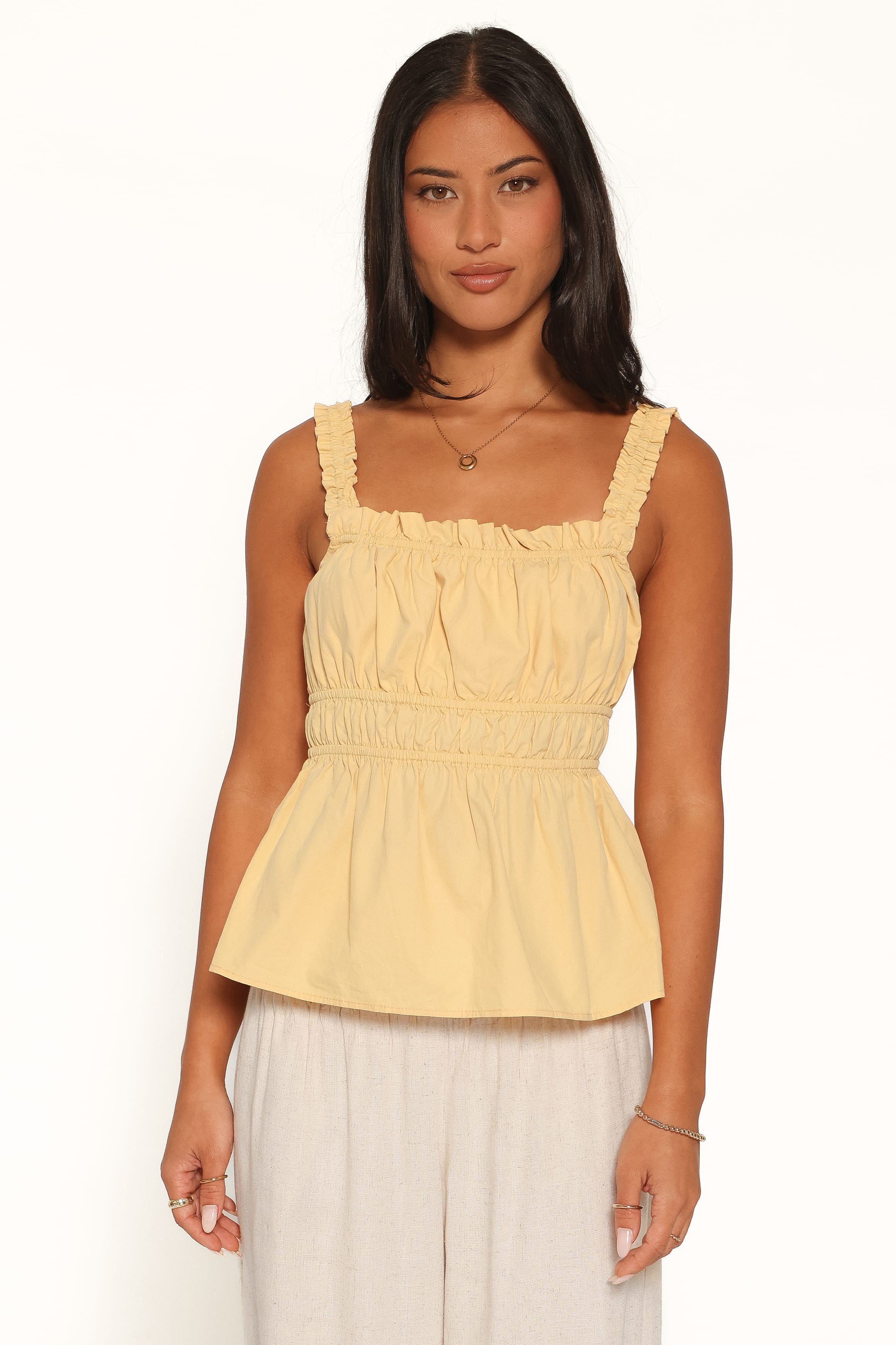 TOPS Eimear Top - Yellow