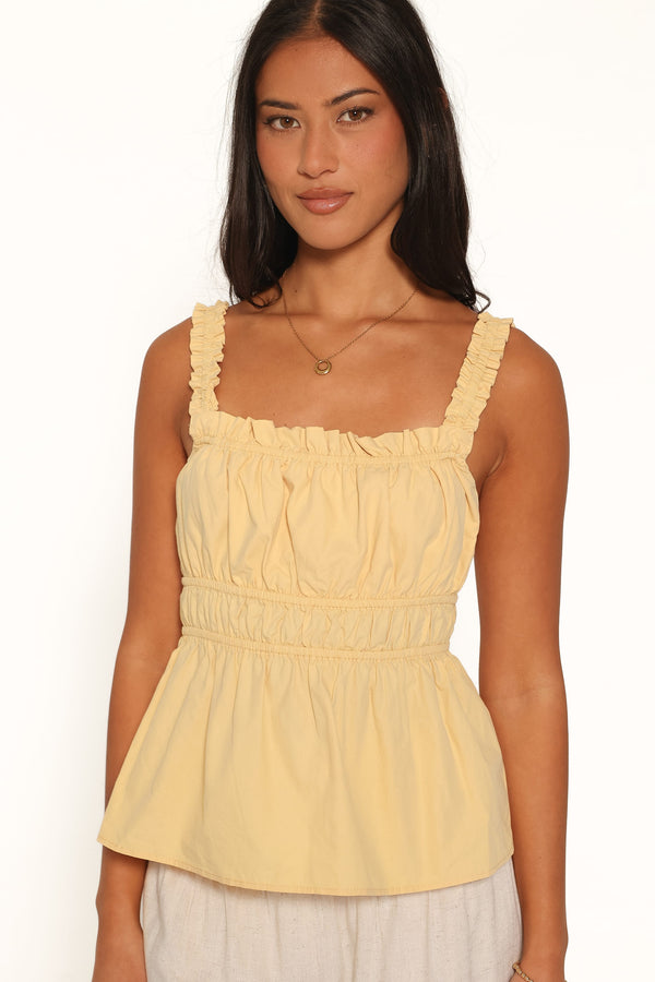 TOPS Eimear Top - Yellow