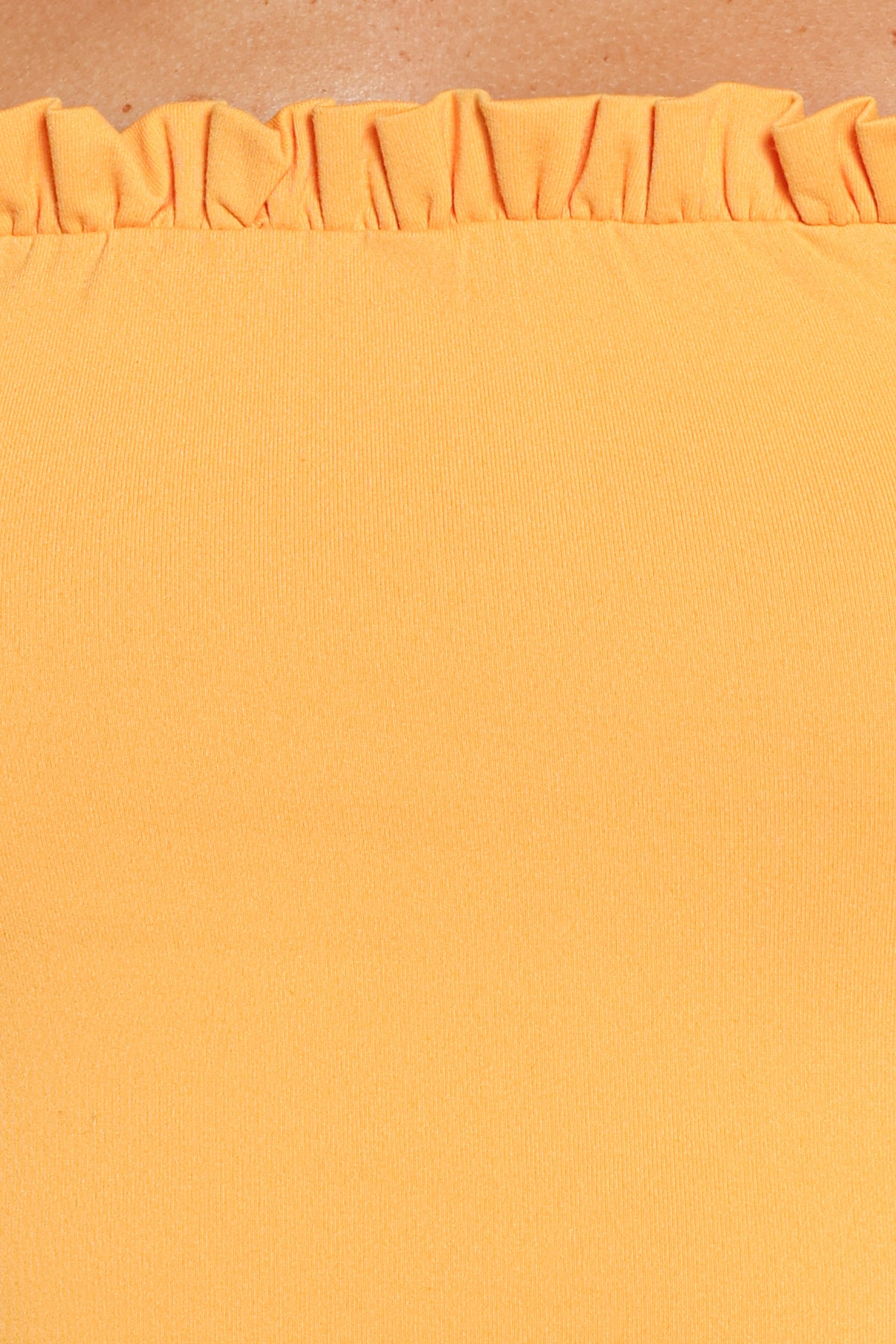 TOPS Francine Frill Tank Top - Marigold