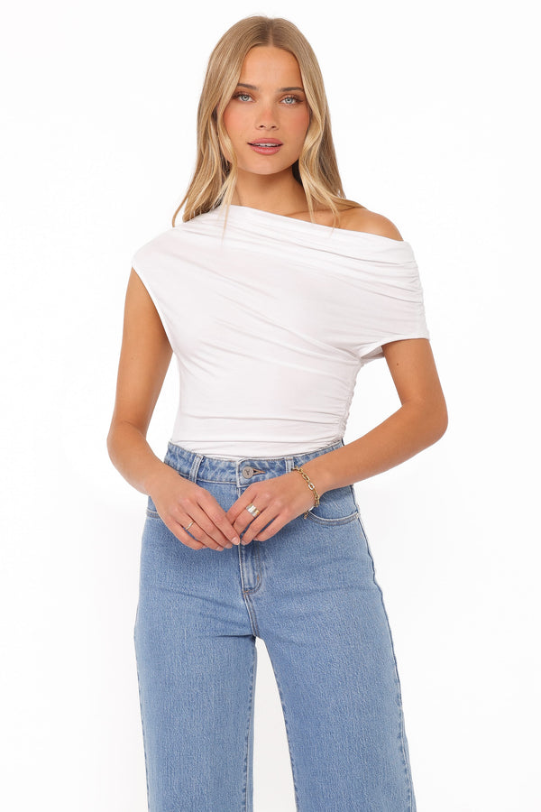 TOPS Jacki Asymmetric Top - White