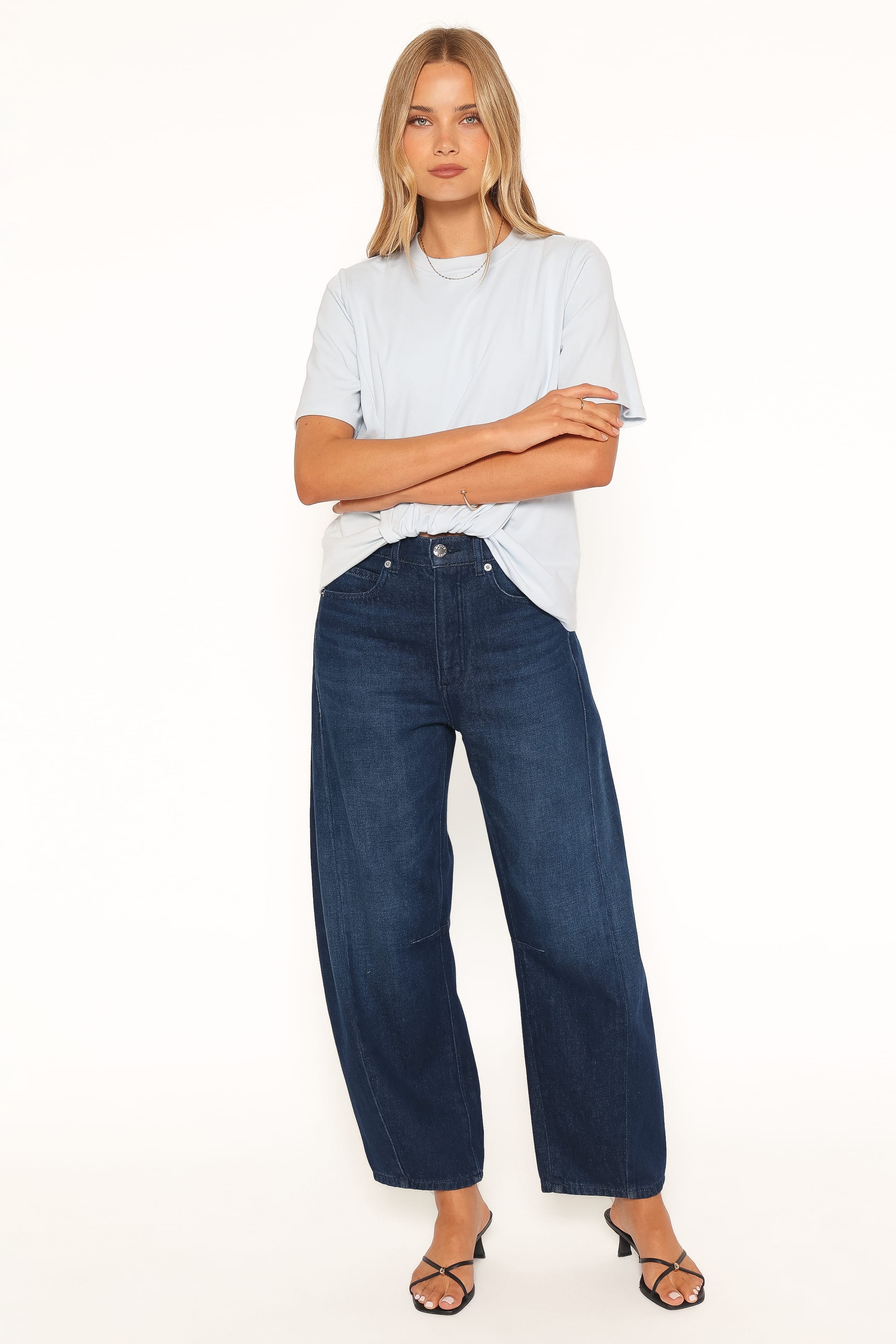 TOPS Landon Knit Top - Pale Blue