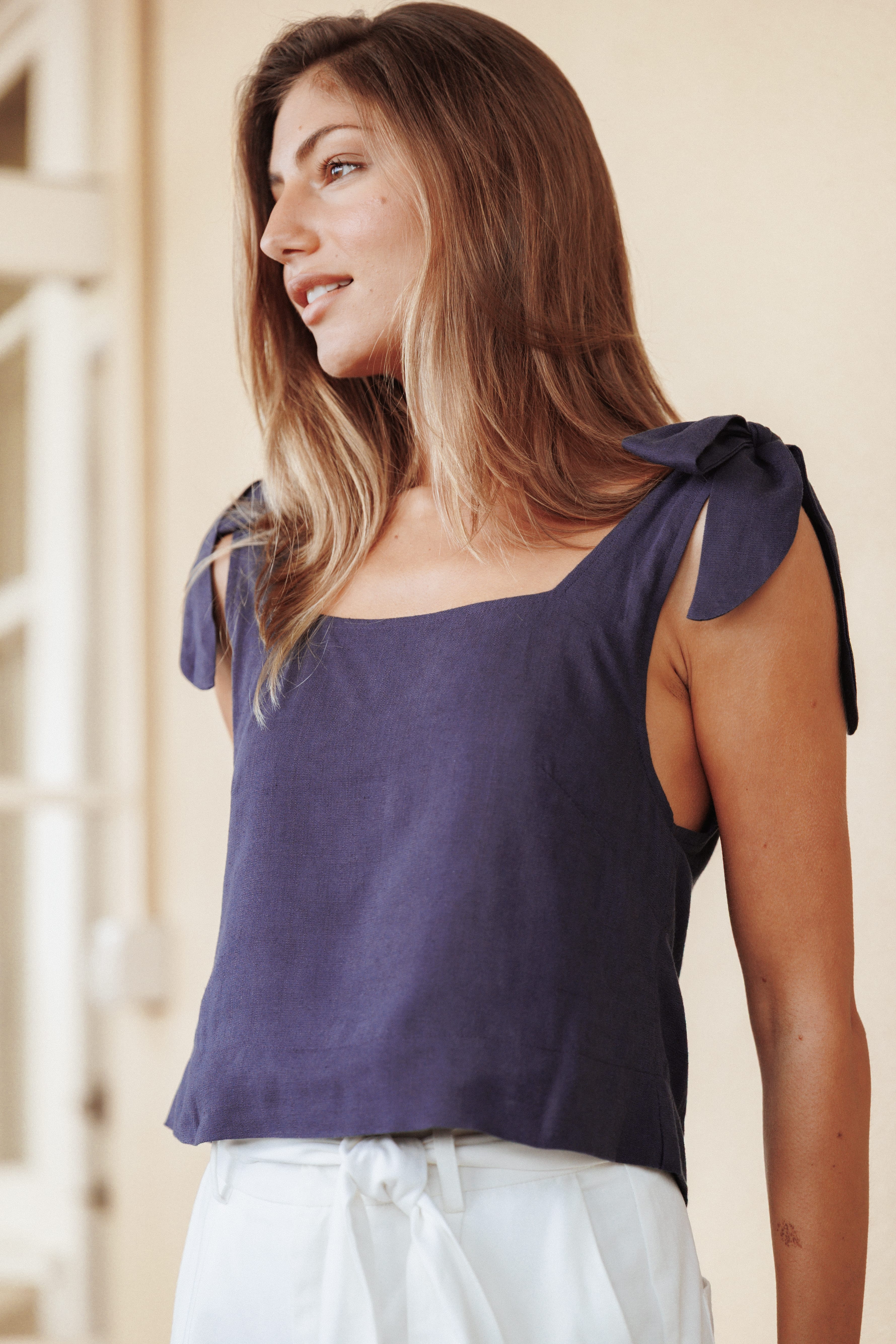 TOPS Lorry Top - Navy
