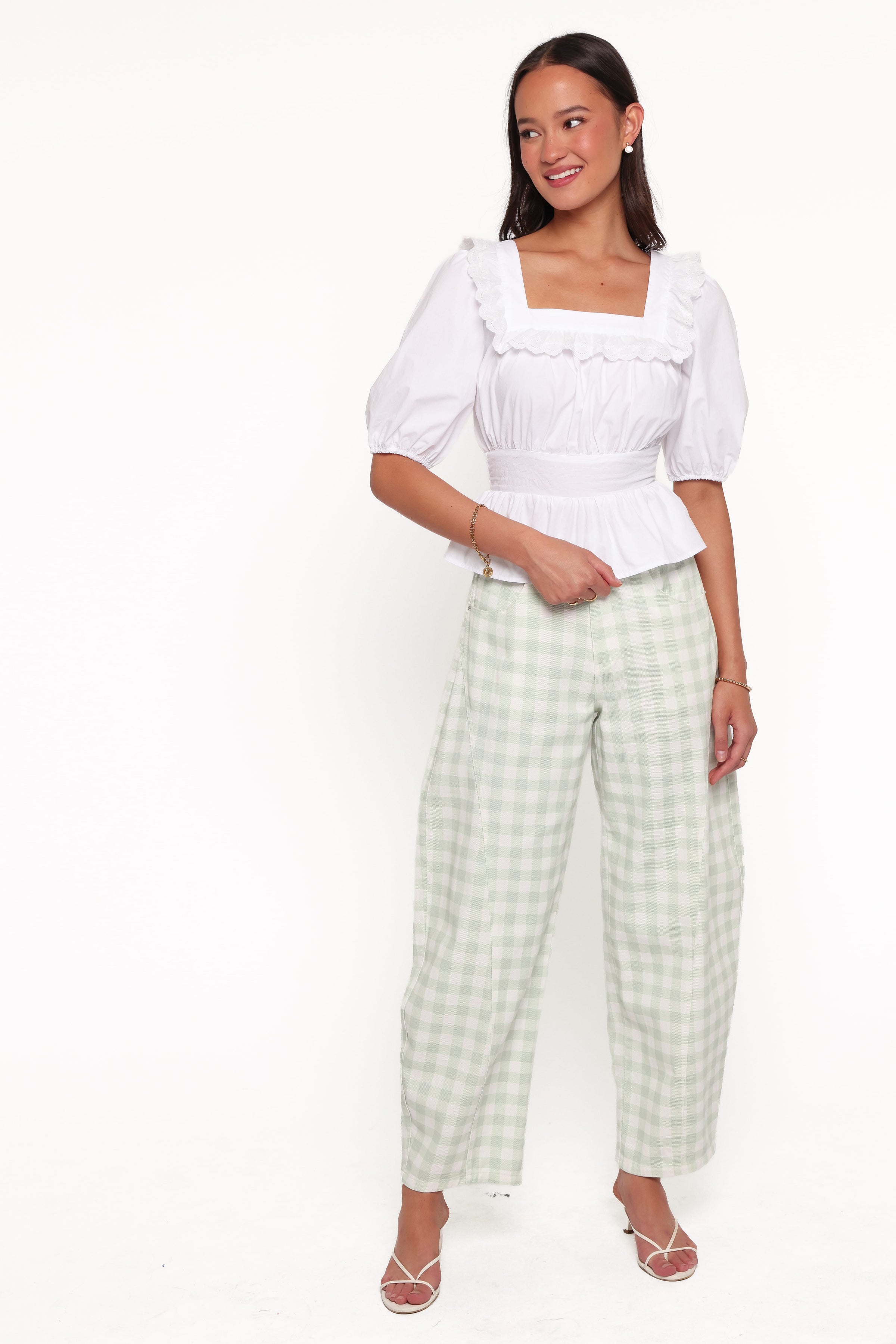 TOPS Marcie Puff Sleeve Top - White