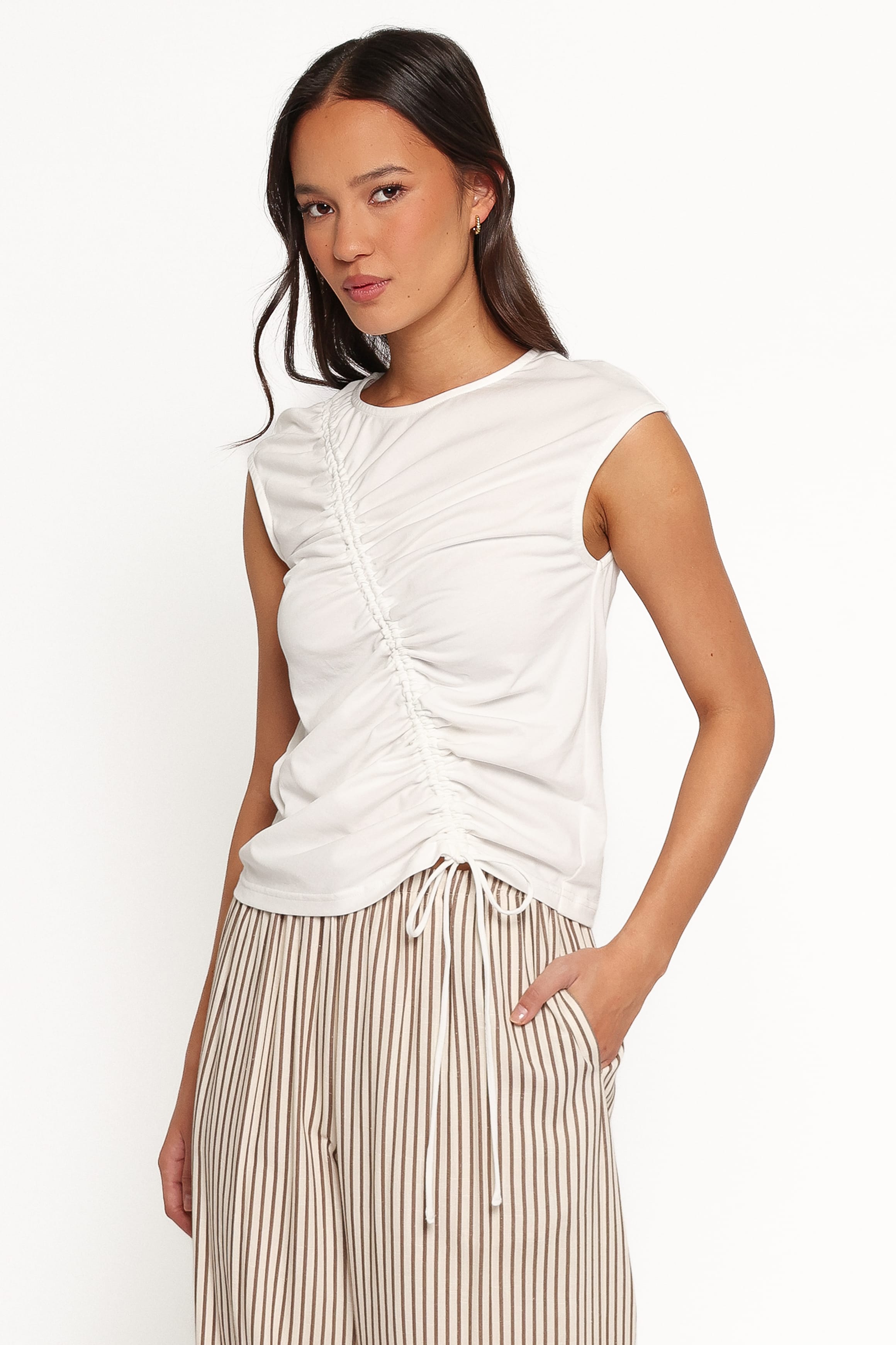 TOPS Raleigh Top - White