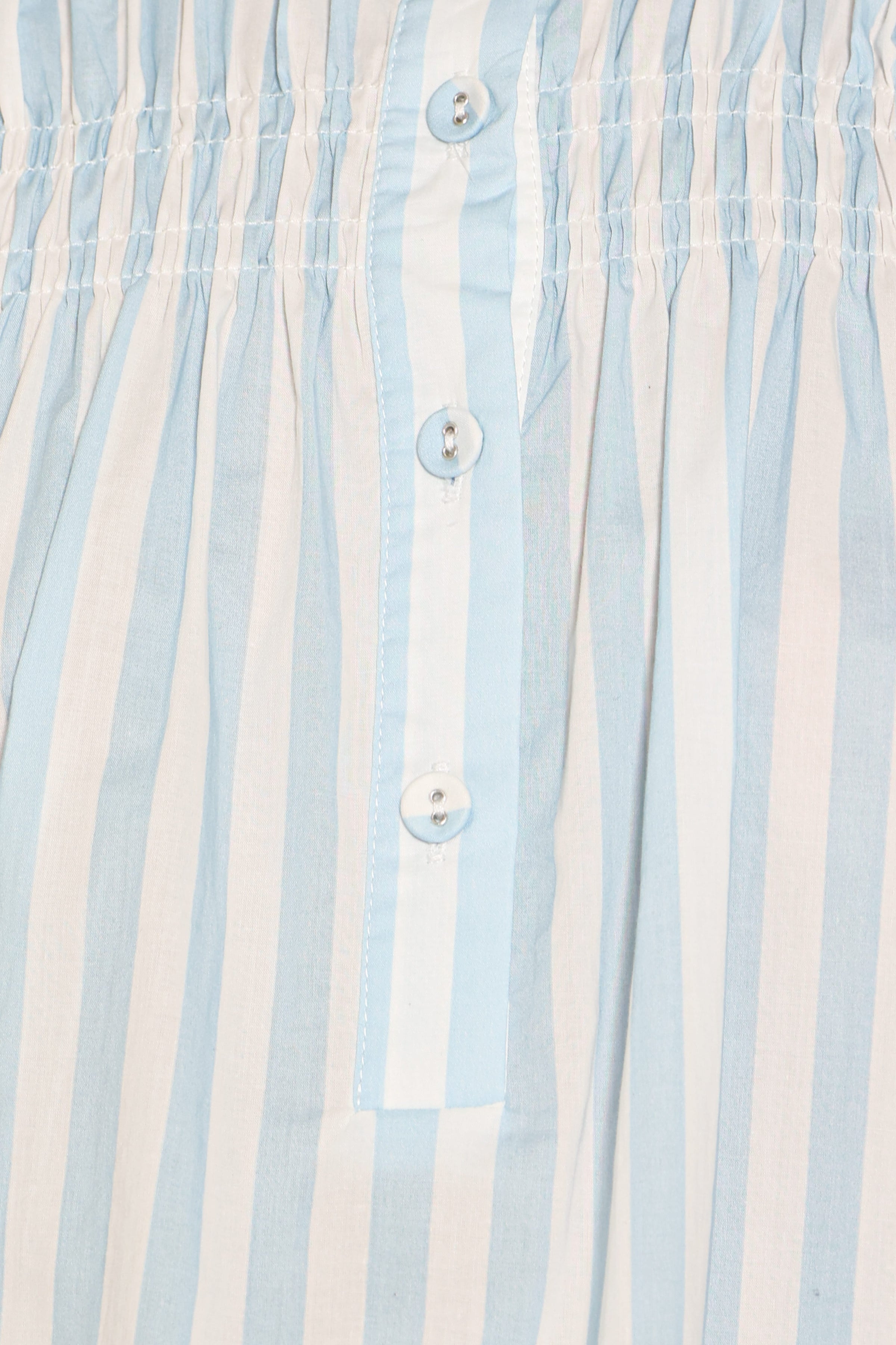 TOPS Riella Sleeveless Shirt - Blue/White Stripe