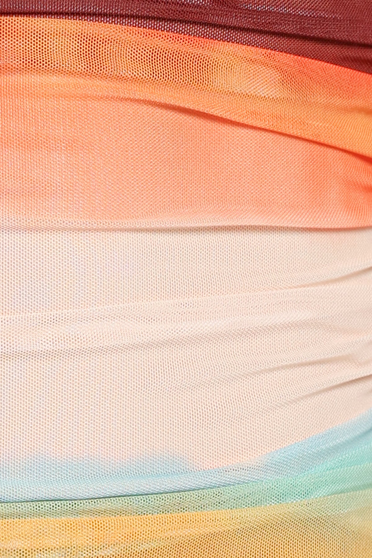 TOPS Riva Keyhole Top - Orange Sunset