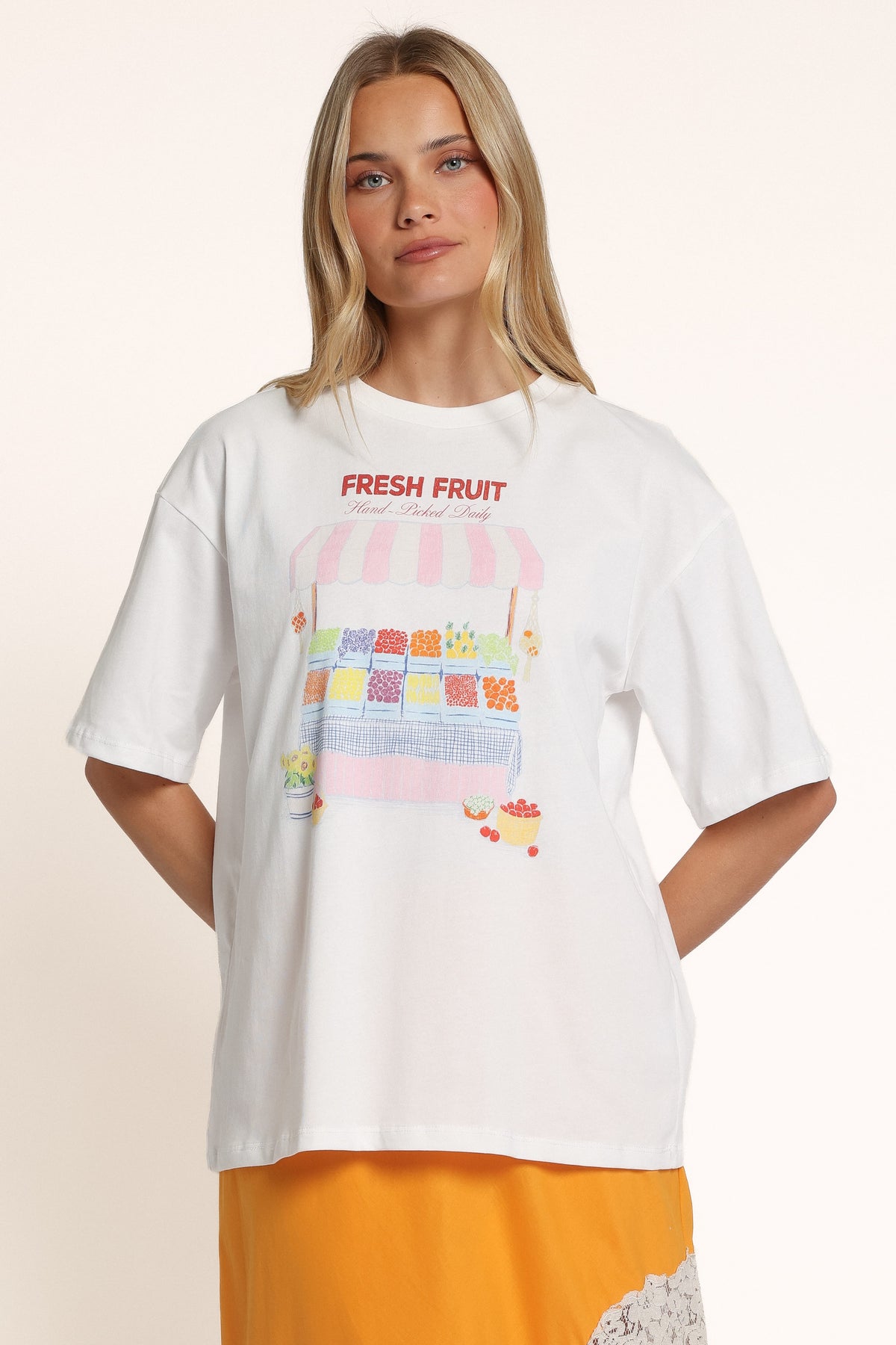 TOPS Rosa Graphic Tee - Fruit Stand