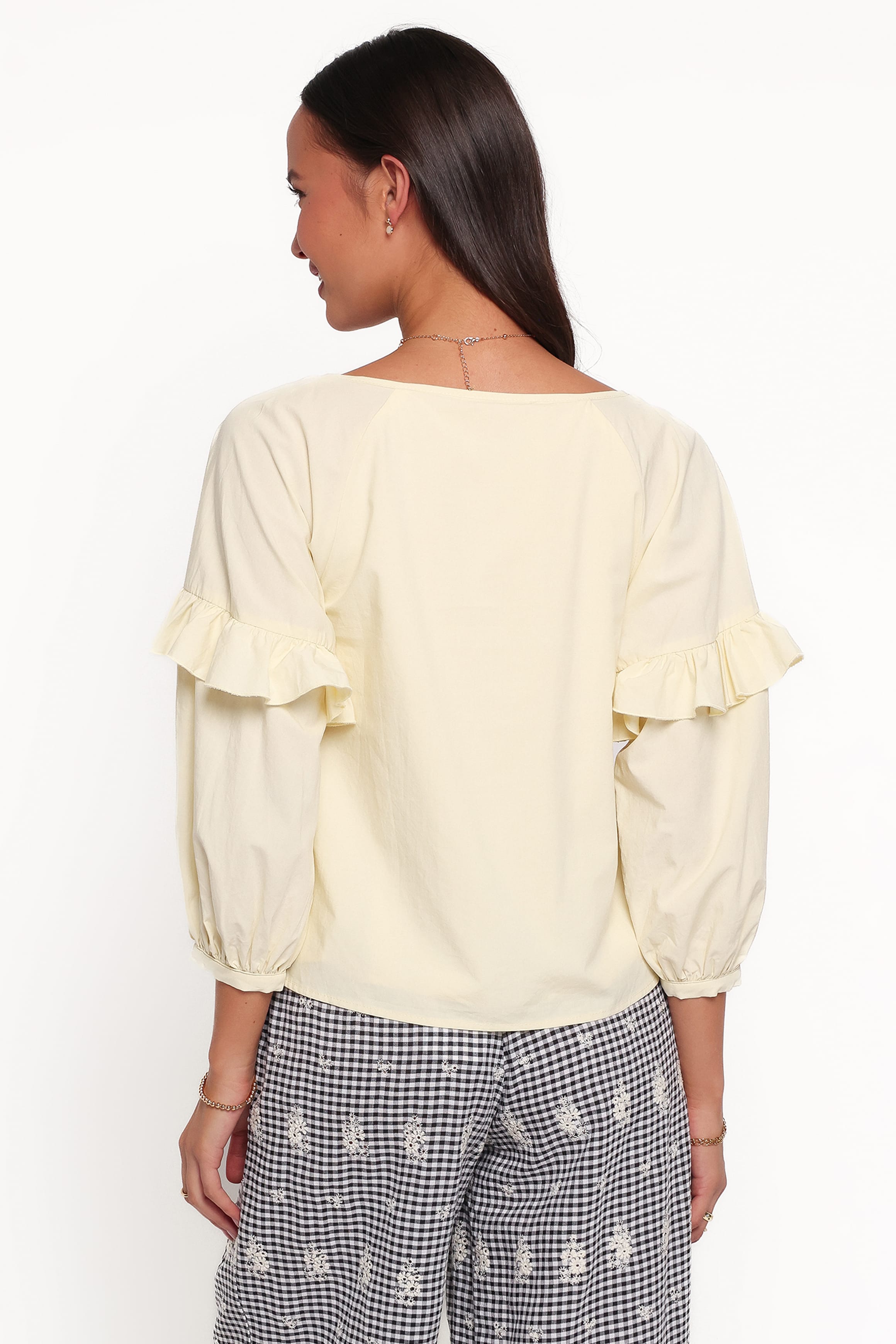 TOPS Sabine Top - Butter Yellow