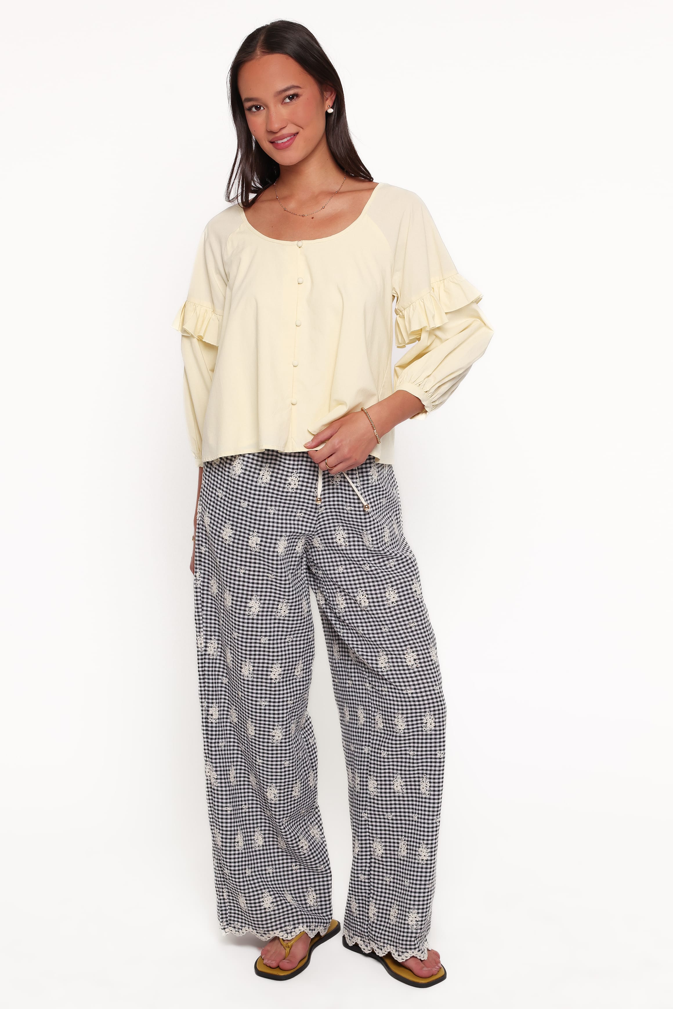 TOPS Sabine Top - Butter Yellow