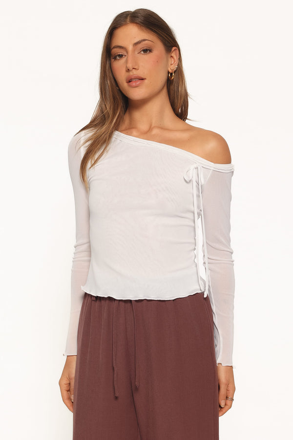 TOPS Seth Knit Top - White