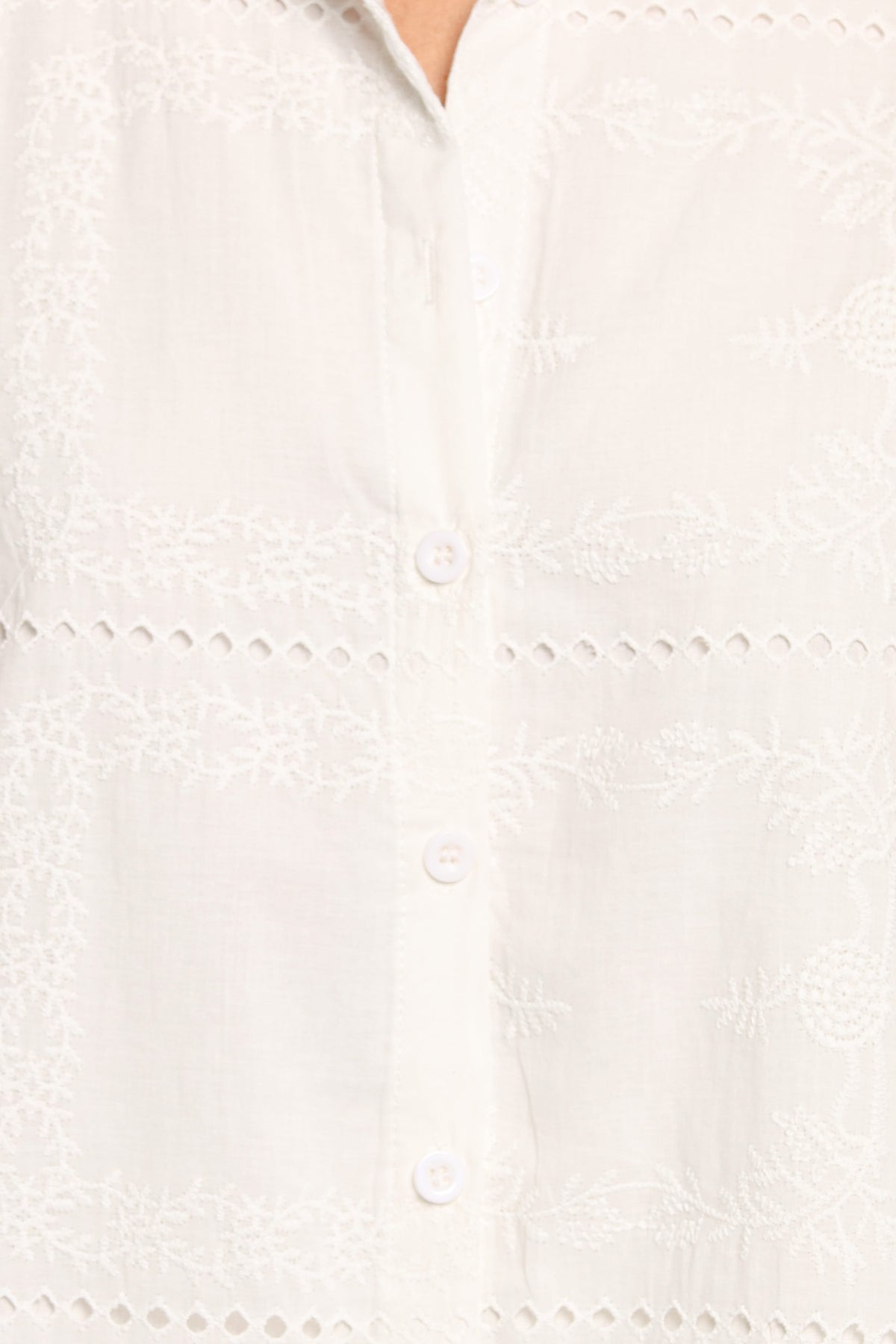 TOPS Stanlee Cap Sleeve Shirt - White