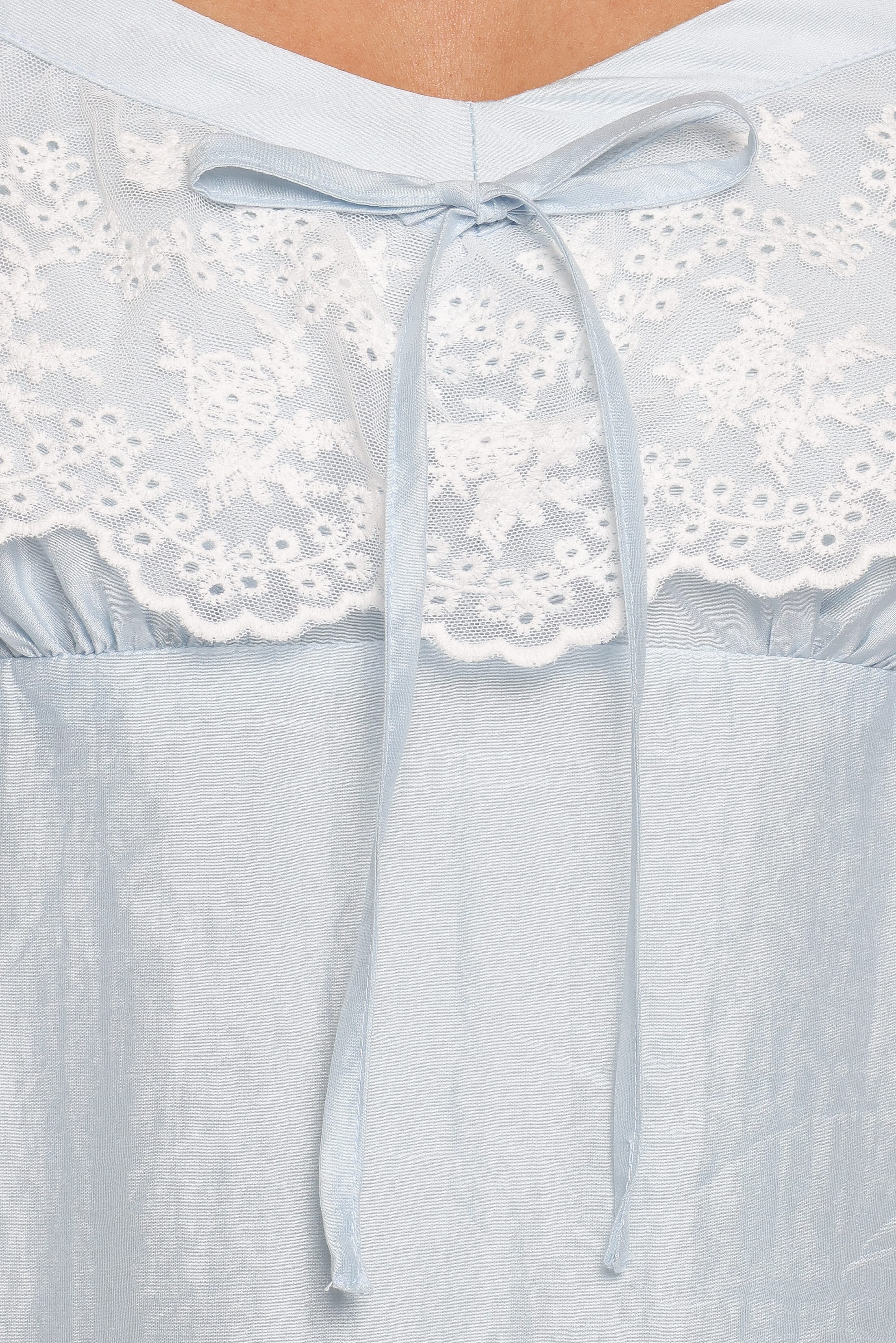 TOPS Suri Lace Cami - Icy Blue