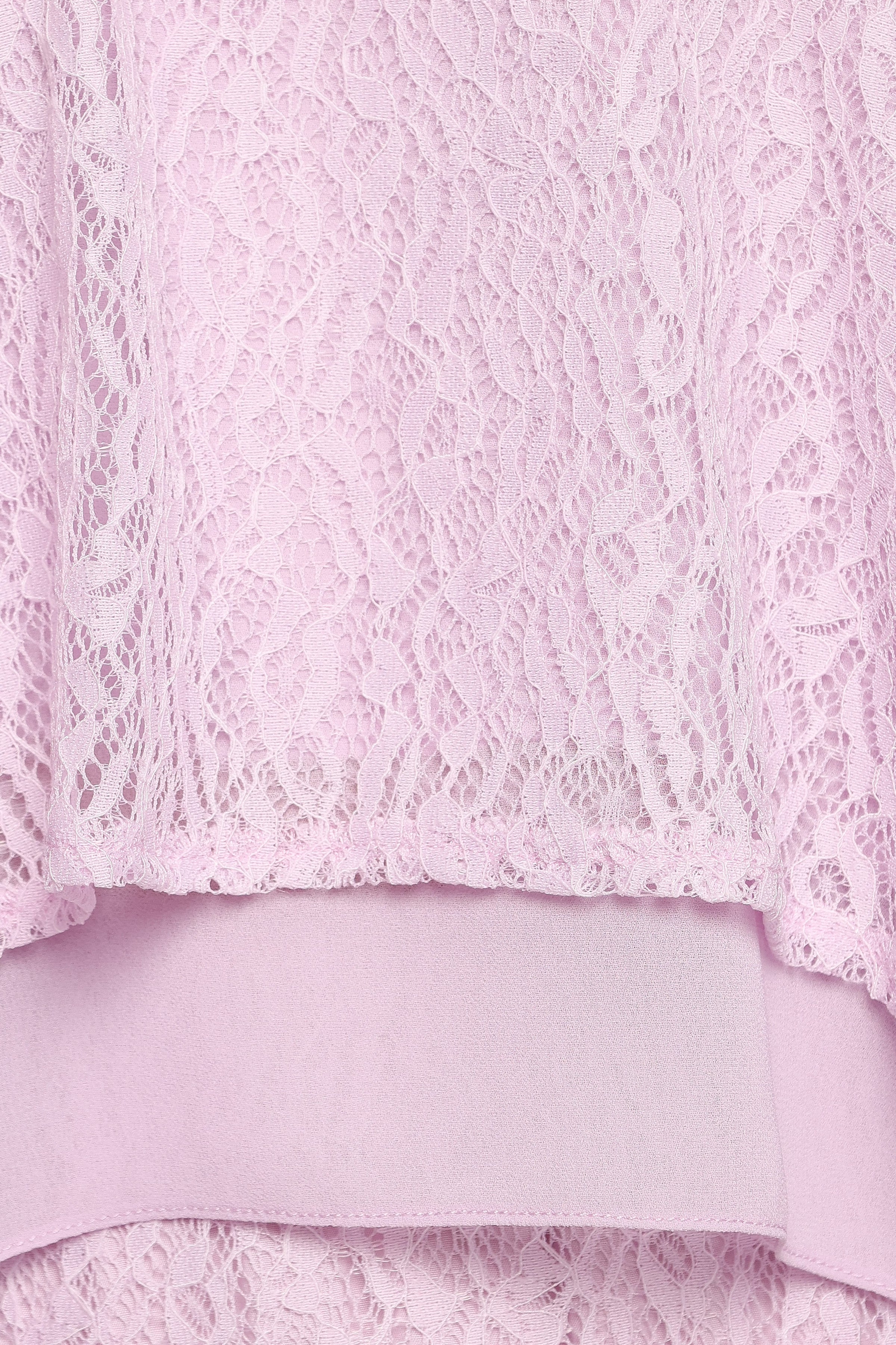 TOPS Tracy Halter Top - Lilac Lace