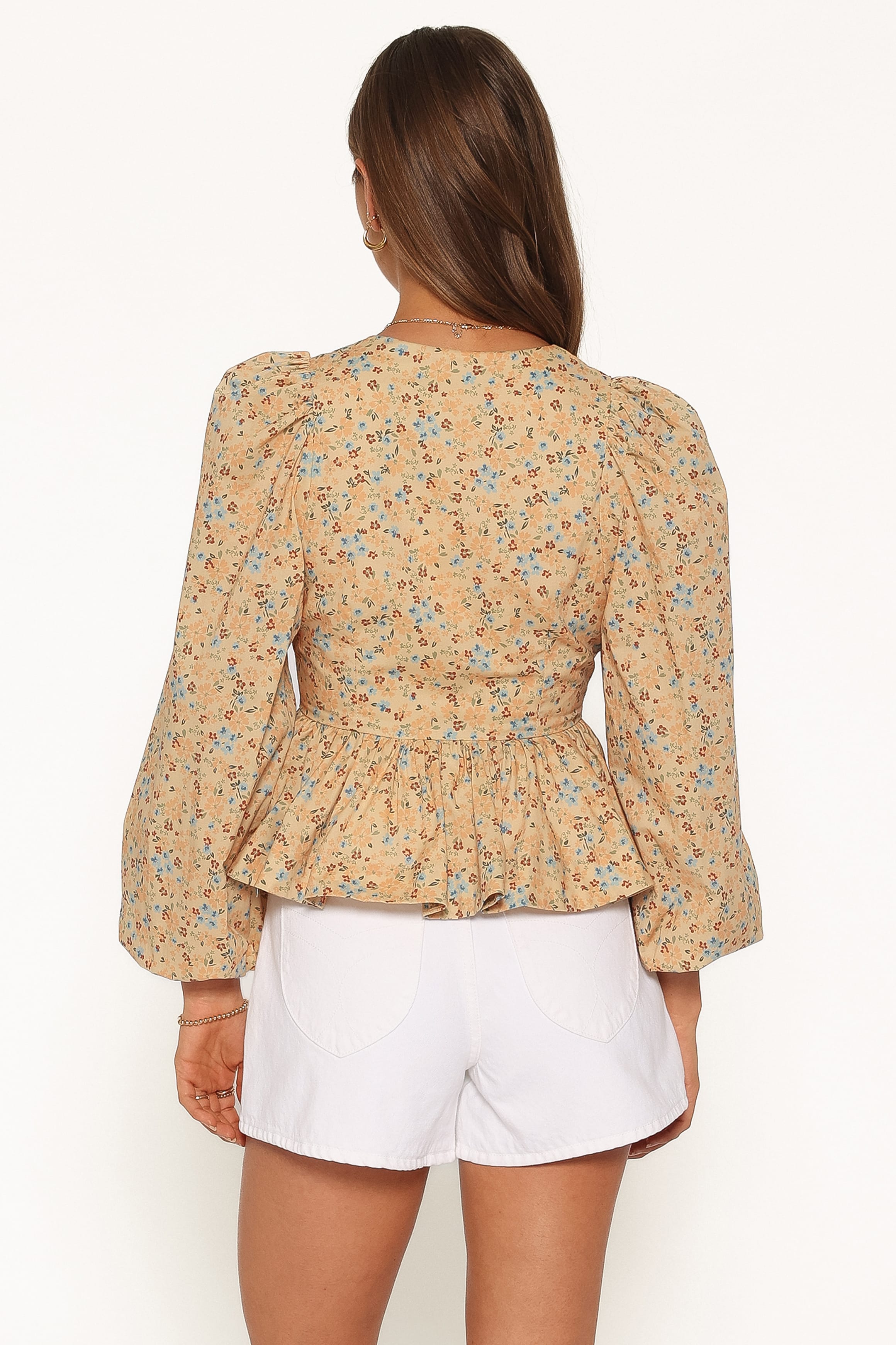 TOPS Veda Top - Yellow Ditsy