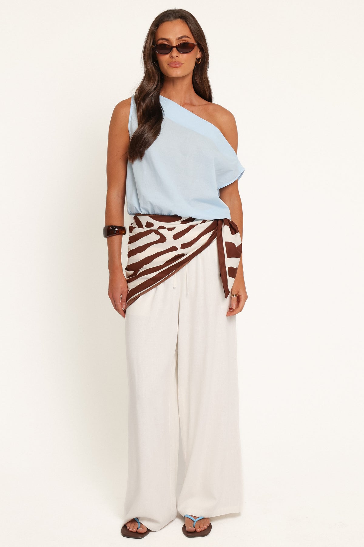 TOPS Zara Top - Light Blue