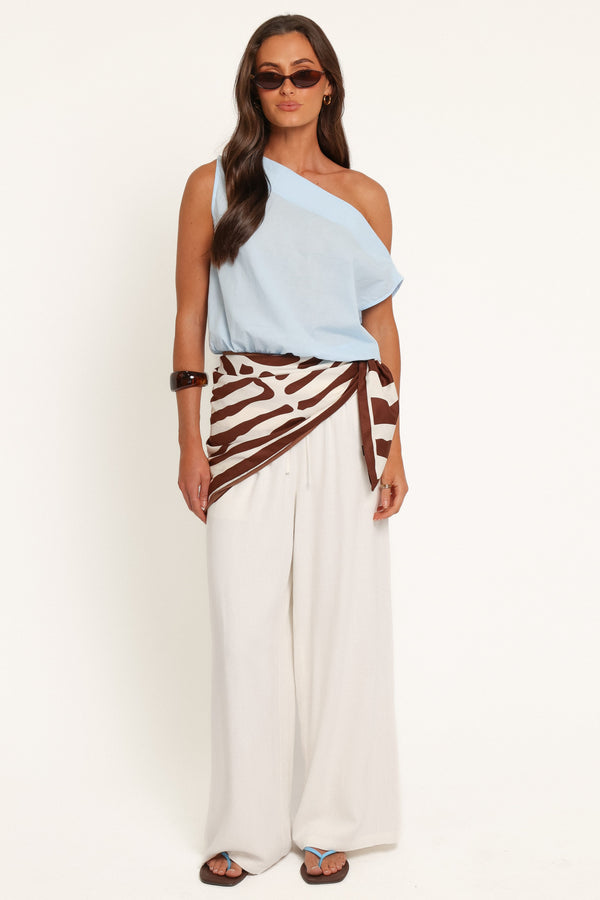 TOPS Zara Top - Light Blue