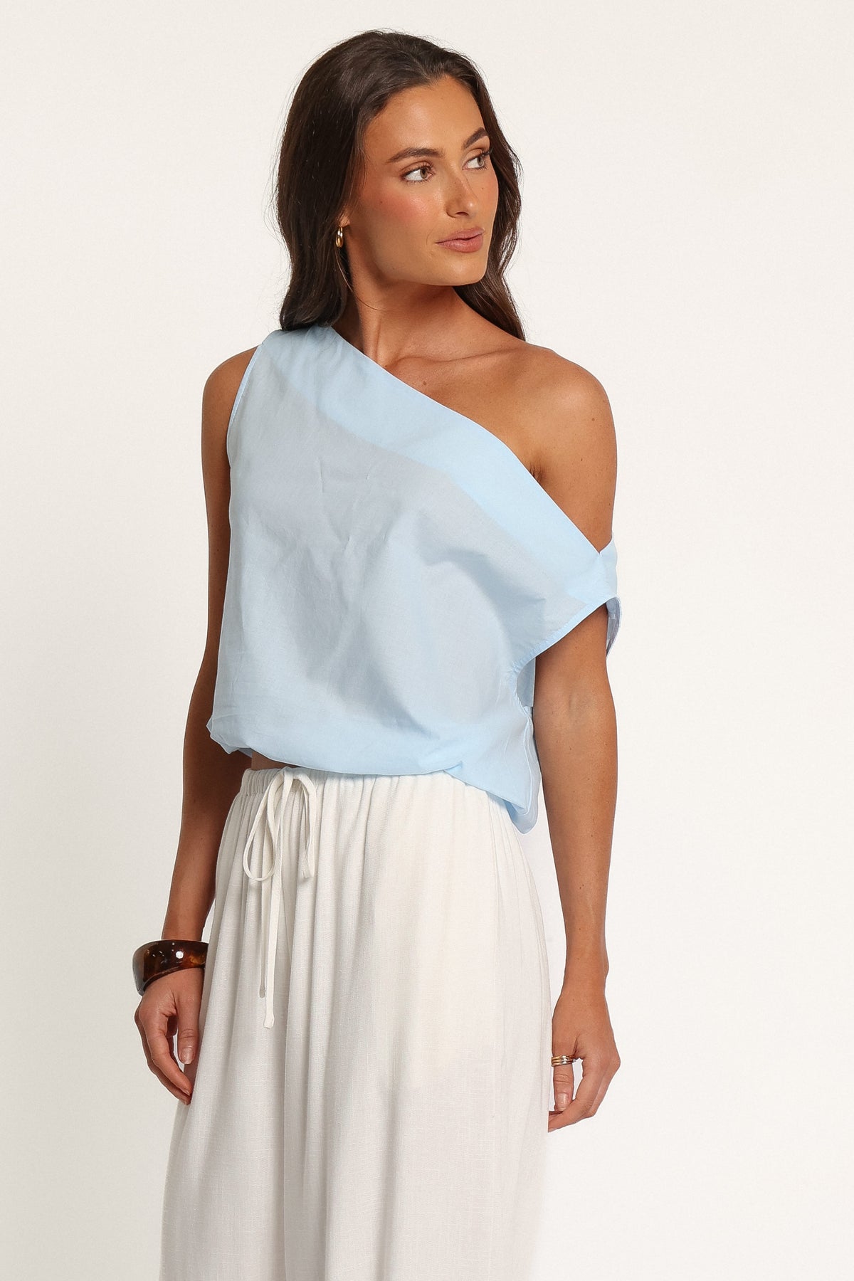 TOPS Zara Top - Light Blue