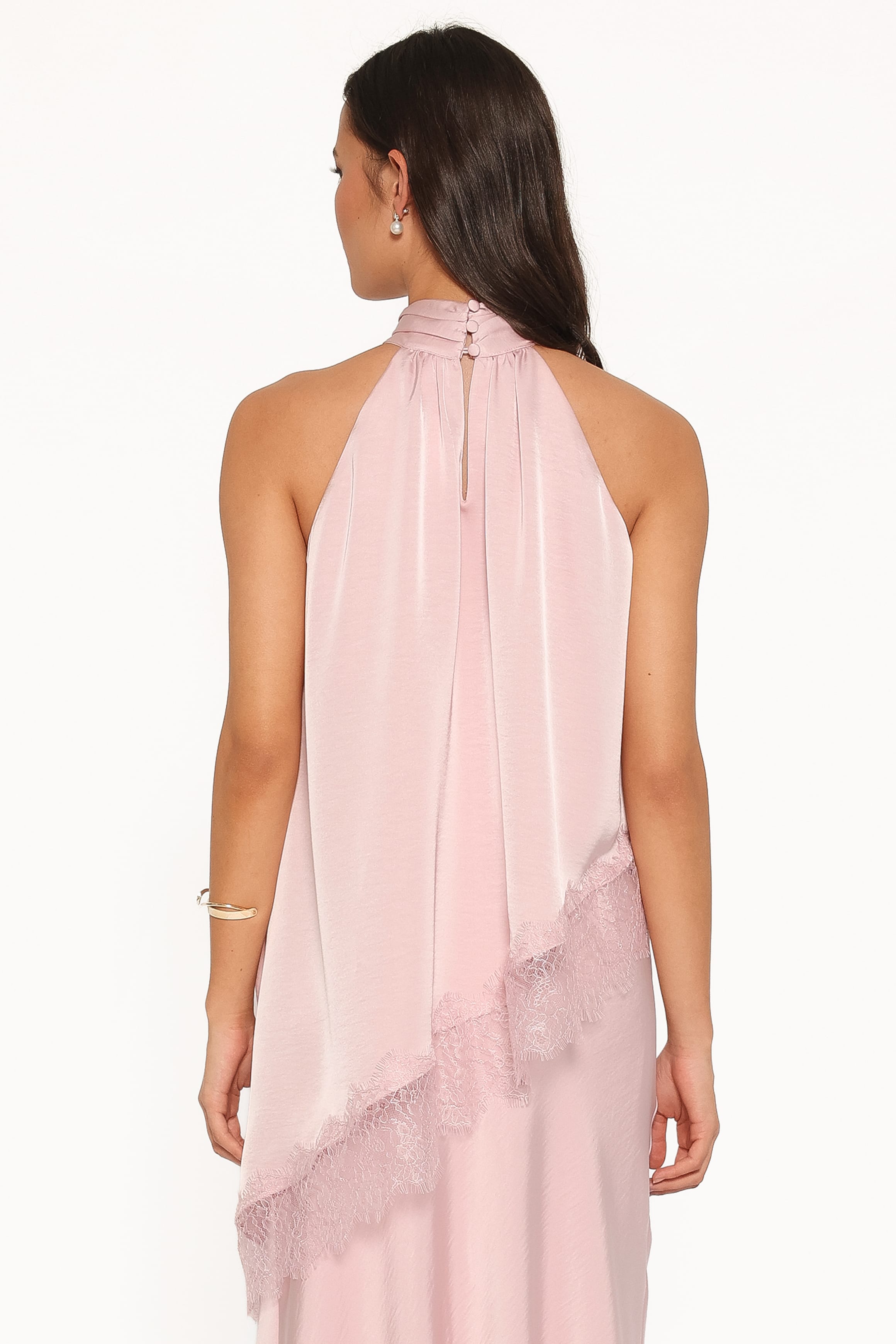 TOPS Zarni Halter Top - Pink