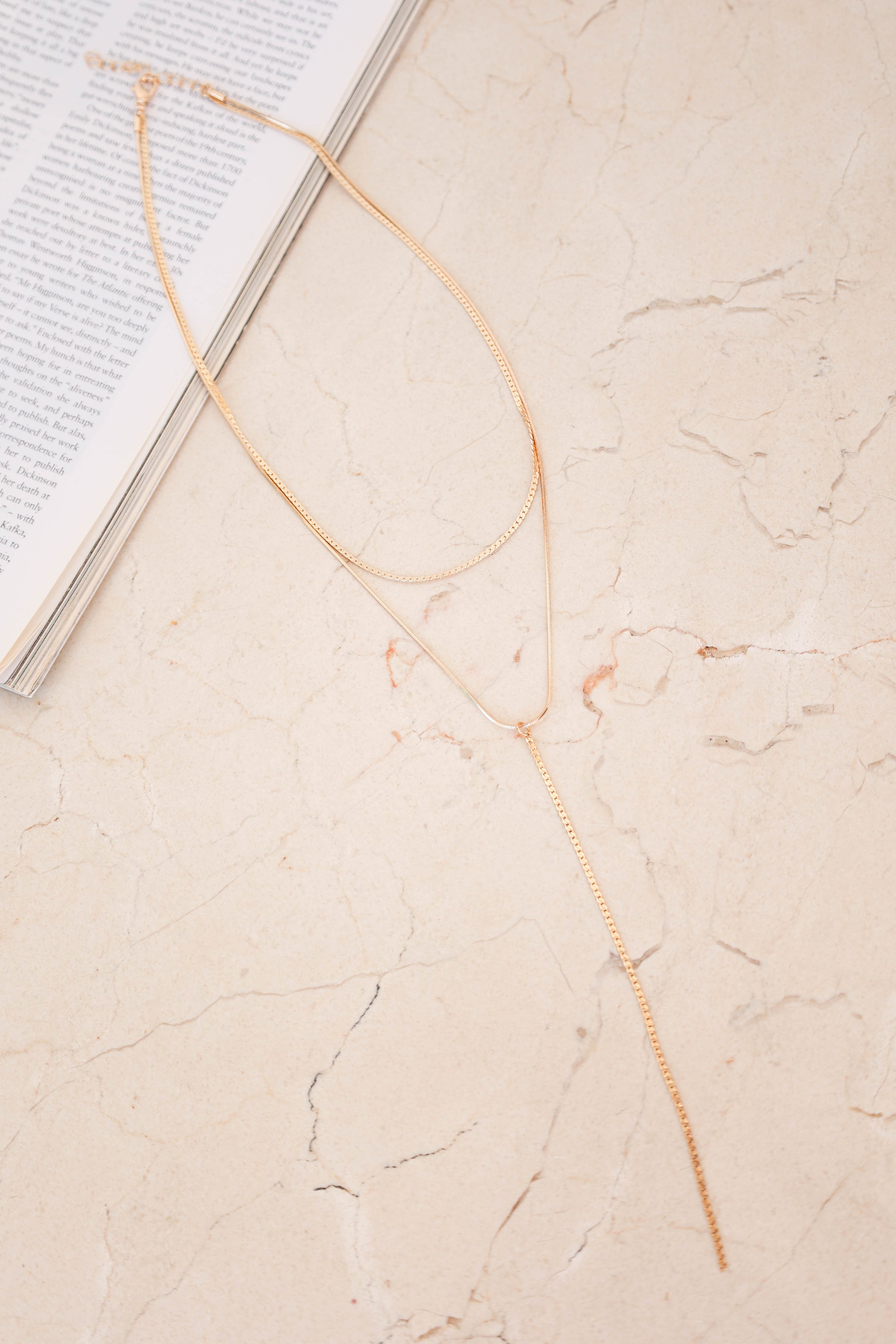 ACCESSORIES @Addison Layered Necklace - Gold