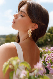 ACCESSORIES Alexa Flower Earrings - Gold
