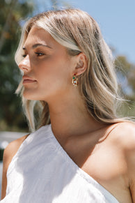 ACCESSORIES Antigoni Hoop Earrings - Gold/Multi