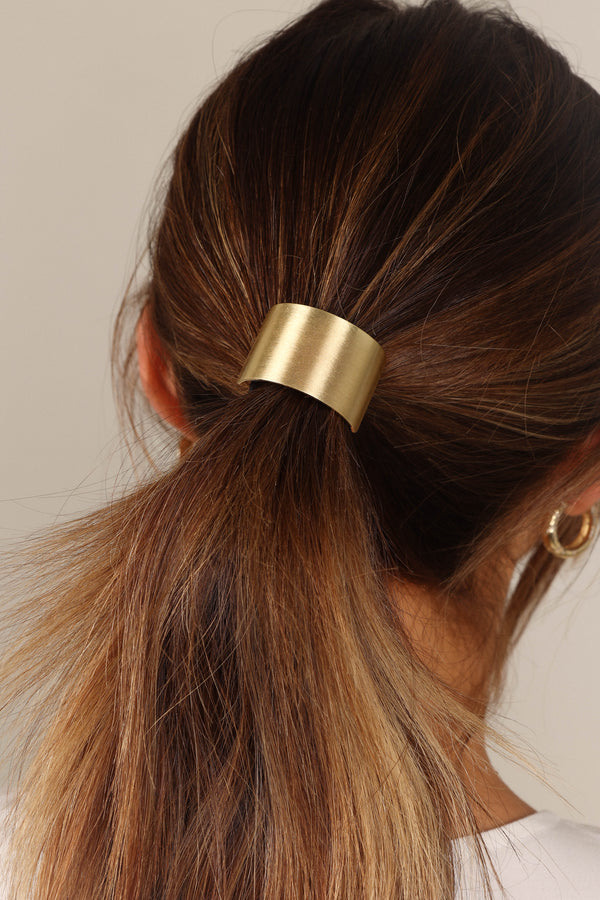 ACCESSORIES @Aria Hair Cuff - Gold