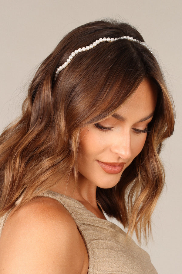 ACCESSORIES @Carolina 3 Pack Headband - Pearl