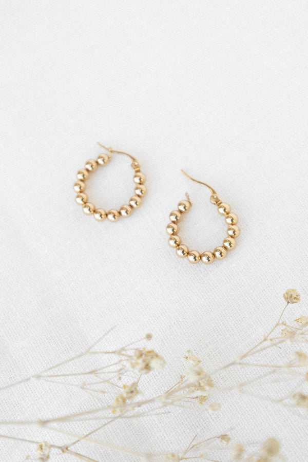 ACCESSORIES Chloe Hoop Earrings - Gold