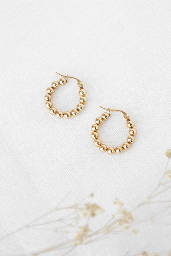 ACCESSORIES Chloe Hoop Earrings - Gold