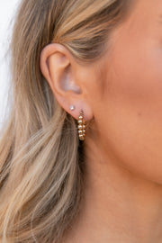 ACCESSORIES Chloe Hoop Earrings - Gold