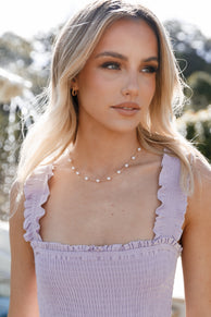 ACCESSORIES @Eroque Necklace - Gold/Pearl