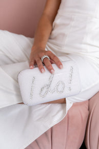 ACCESSORIES @I Do Clutch - Pearl