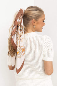 ACCESSORIES @Isadora Hair Scarf - Beige
