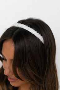 ACCESSORIES @Ivy Headband - White