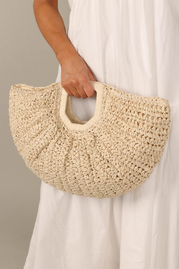 ACCESSORIES @Luna Straw Bag - Natural