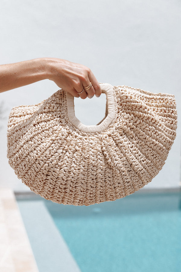 ACCESSORIES Luna Straw Bag - Natural