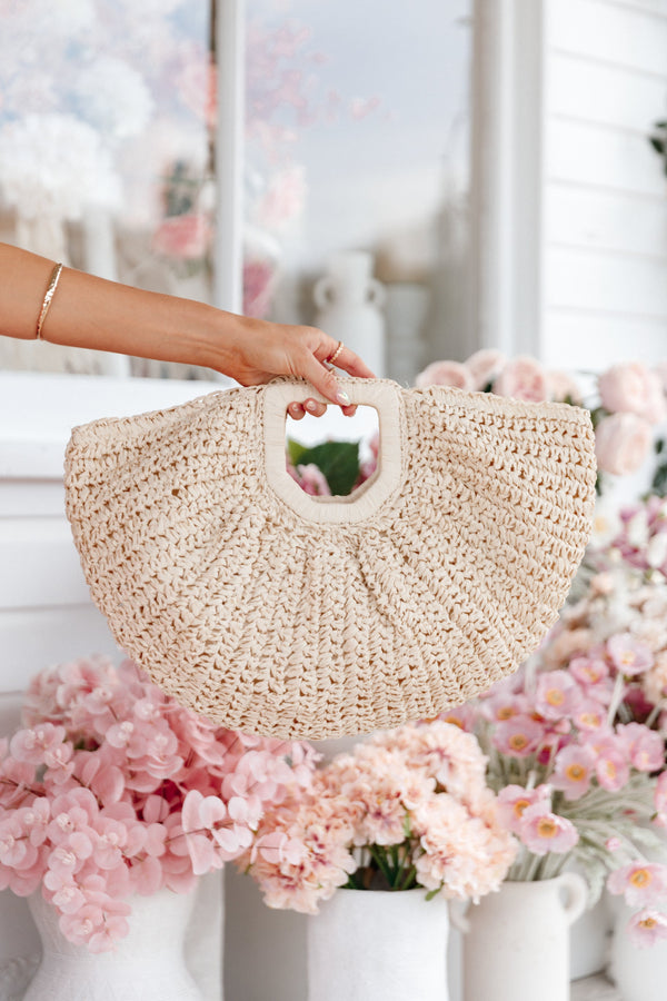 ACCESSORIES Luna Straw Bag - Natural