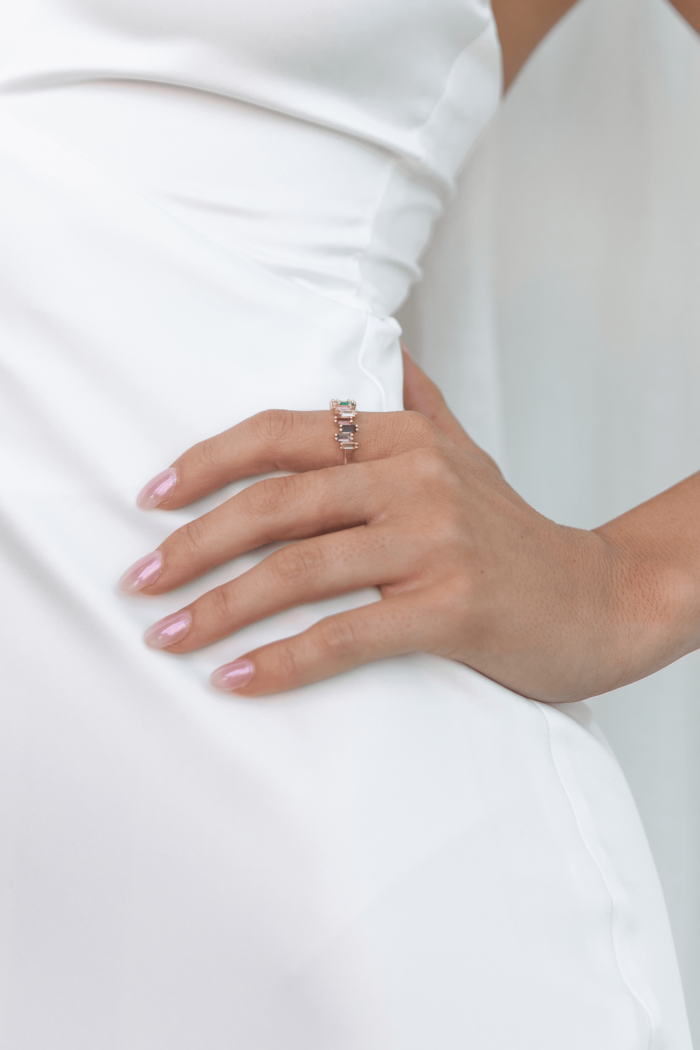 ACCESSORIES @Marquee Baquette Ring - Multicoloured