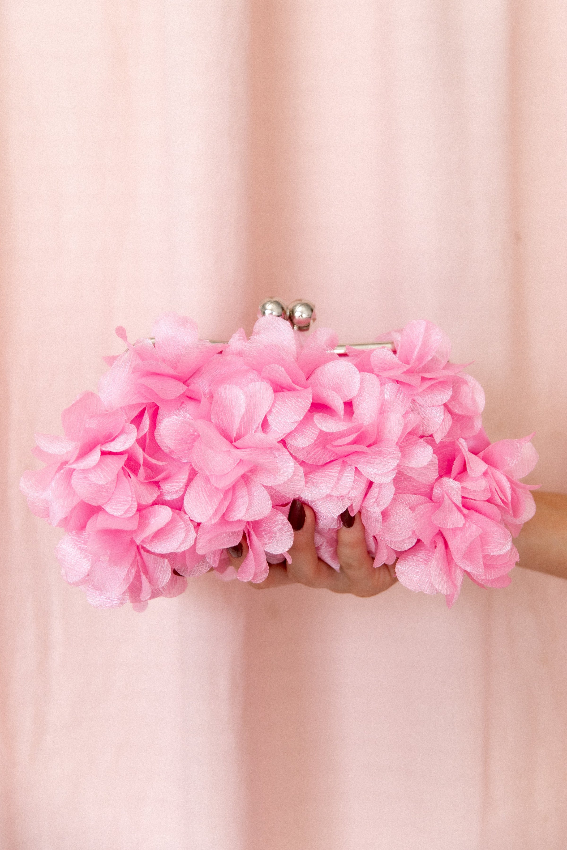 ACCESSORIES Mon Amour Floral Clutch - Pink