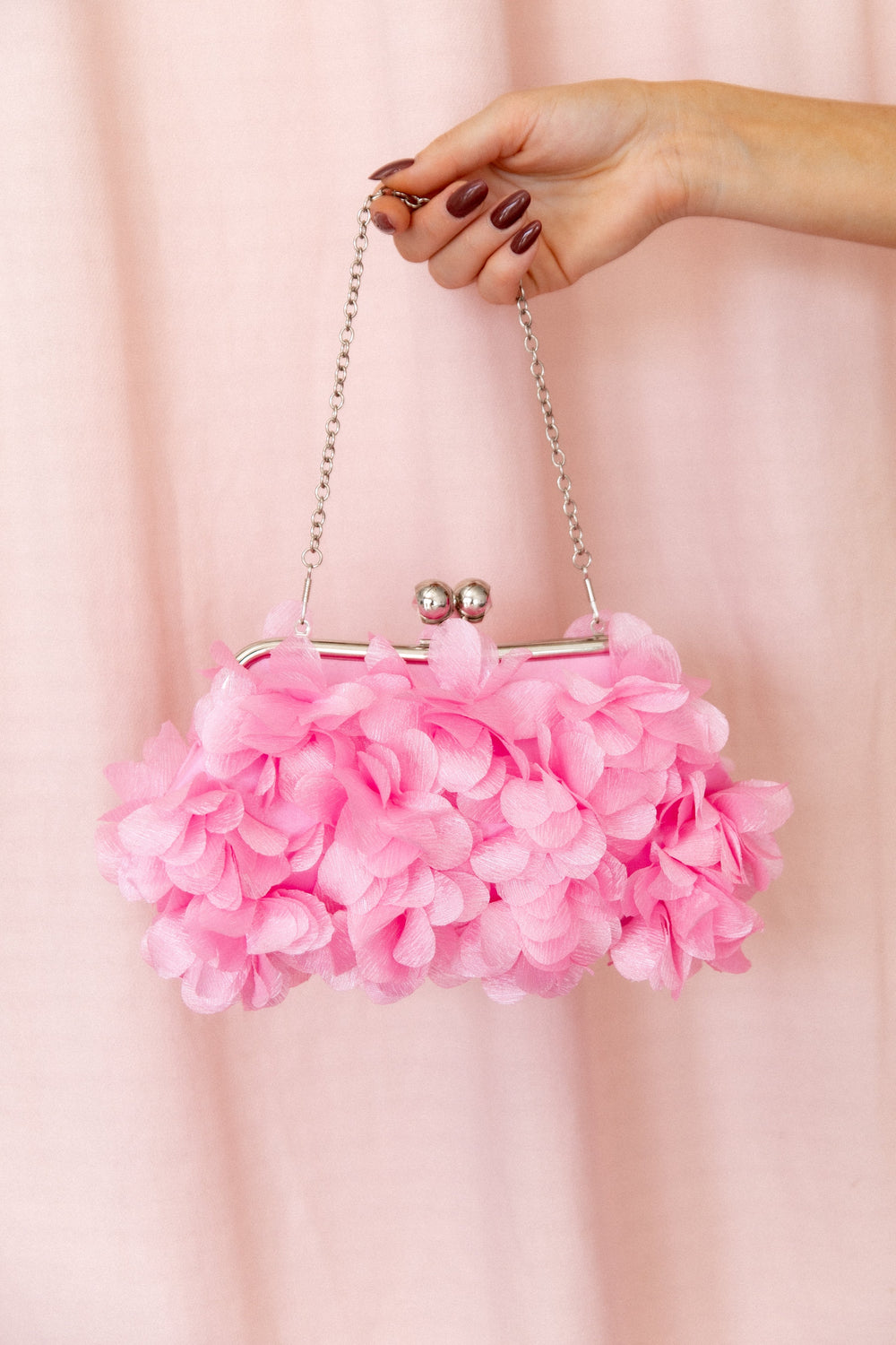 ACCESSORIES Mon Amour Floral Clutch - Pink