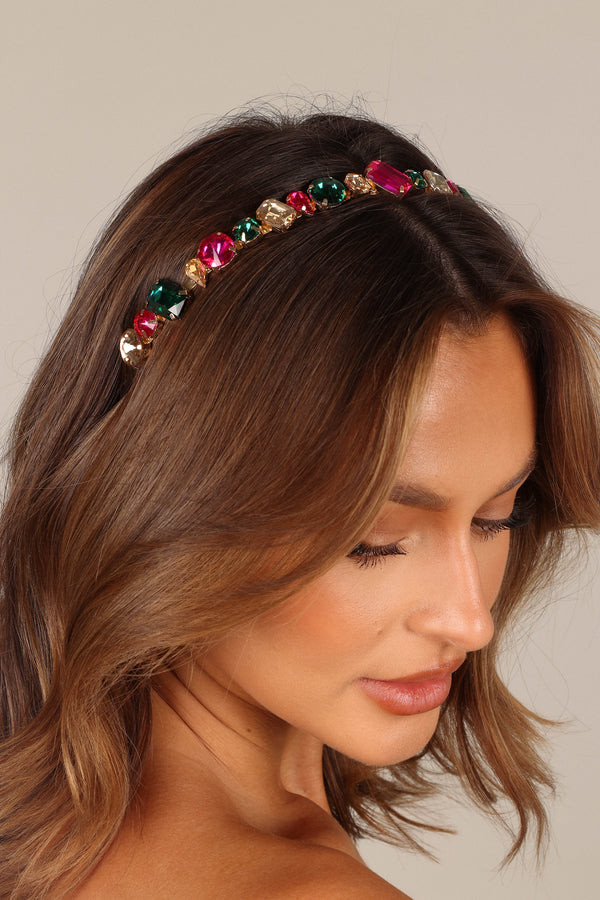 ACCESSORIES @Pia Jeweled Headband - Multi