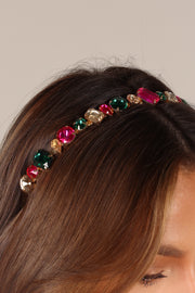 ACCESSORIES @Pia Jeweled Headband - Multi